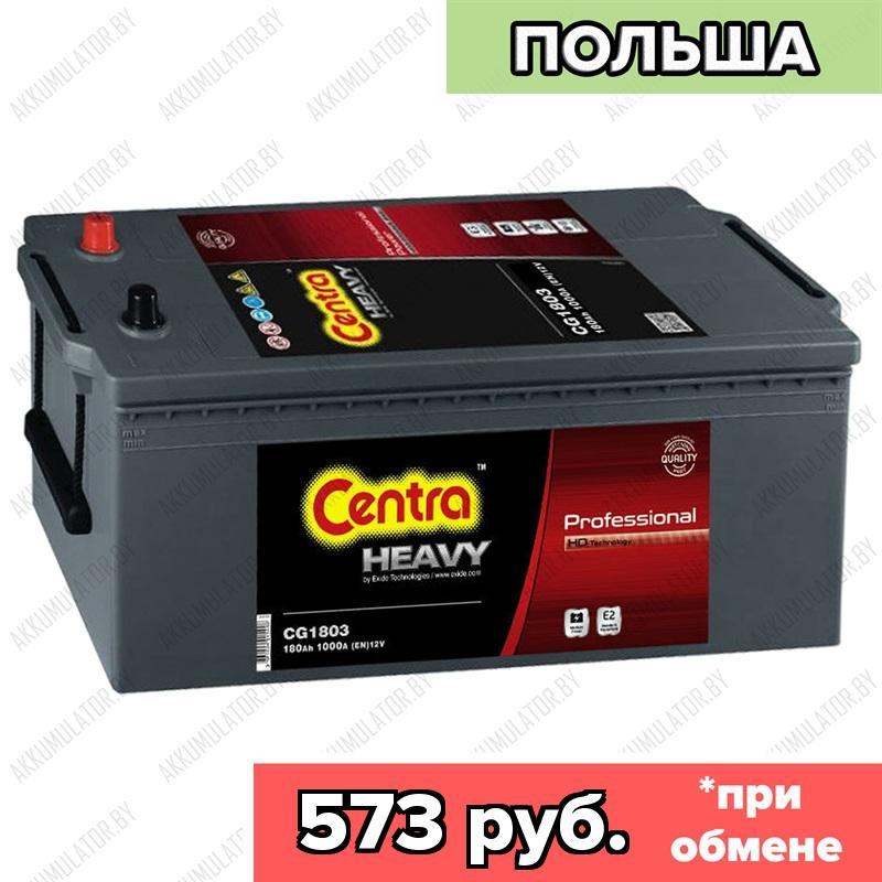 Аккумулятор Centra Heavy CG1803 / 180Ah / 1 000А / Обратная полярность / 513 x 223 x 223