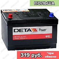 Аккумулятор DETA Power DB1005 / 100Ah / 720А / Asia / Обратная полярность / 306 x 172 x 200 (220)