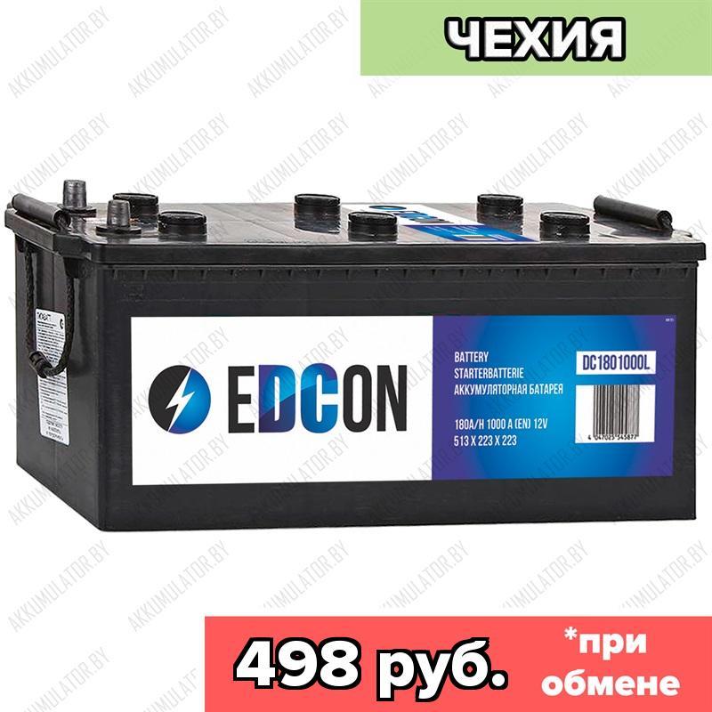 Аккумулятор EDCON DC1801000L / 180Ah / 1 000А / Обратная полярность / 513 x 223 x 223