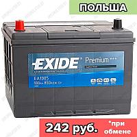 Аккумулятор Exide Premium EA1005 / 100Ah / 850А / Asia / Прямая полярность / 306 x 173 x 200 (220)