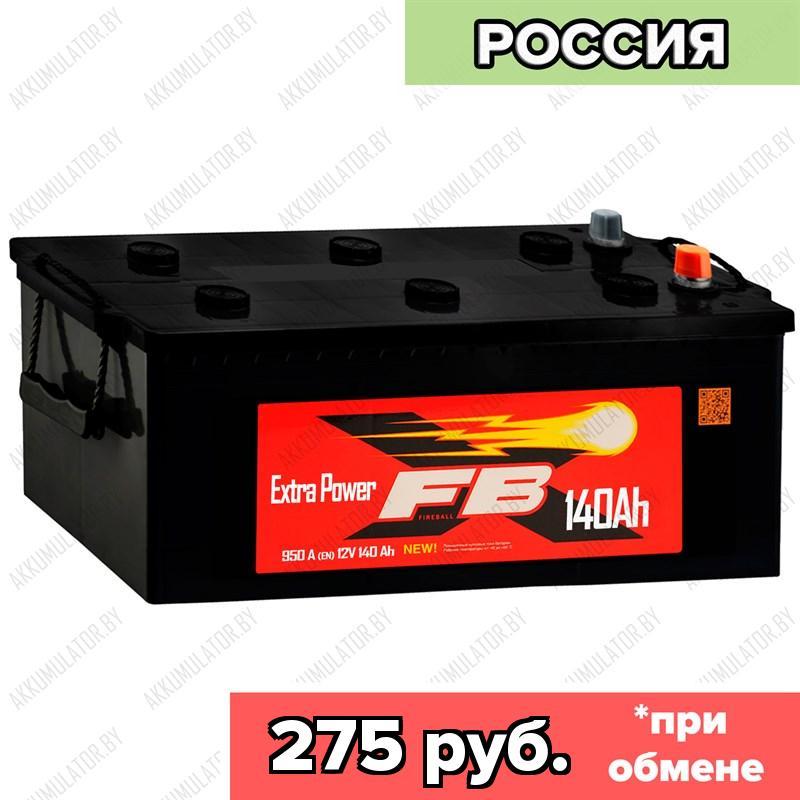Аккумулятор FireBall 6СТ-140 / 140Ah / 950А / Обратная полярность / 353 x 175 x 190