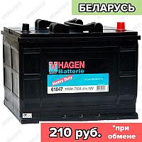 Аккумулятор Hagen Starter 61047 / 110Ah / 750А / Обратная полярность / 335 x 175 x 235