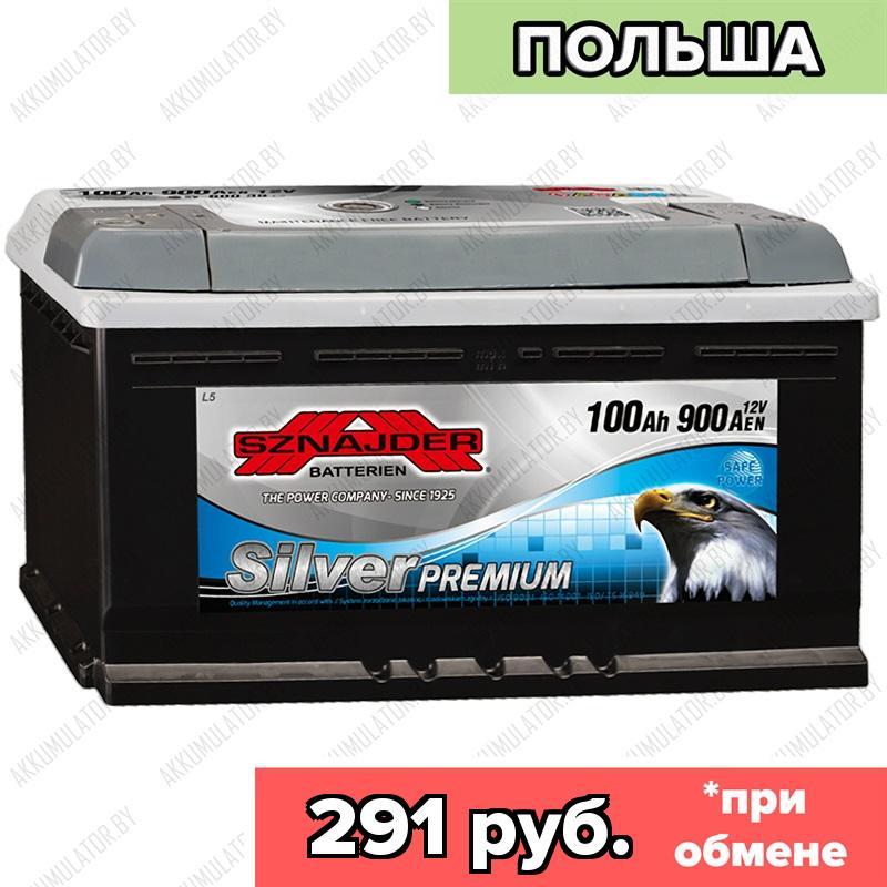 Аккумулятор Sznajder Silver Premium / 600 35 / 100Ah / 900А / Обратная полярность / 353 x 175 x 190