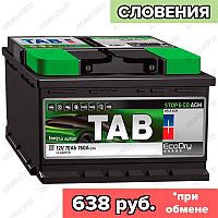 Аккумулятор TAB Stop & Go AGM / [213070] / 70Ah / 760А / Обратная полярность / 278 x 175 x 190