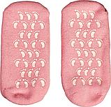 Маска-носки увлажняющие гелевые многоразового использования, розовые, фото 3