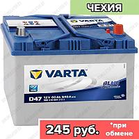 Аккумулятор Varta Blue Dynamic Asia D47 / [560 410 054] / 60Ah / 540А / Обратная полярность / 232 x 173 x 200