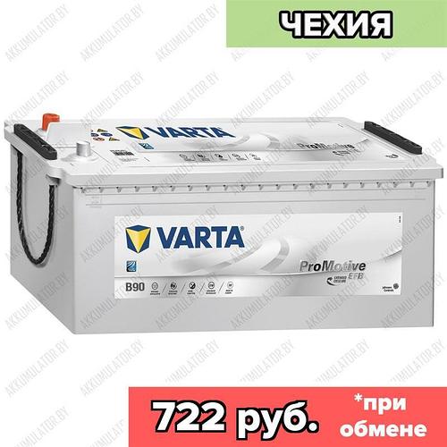 Купить Аккумулятор Varta Promotive EFB B90 / [690 500 105] / 190Ah / 1 050А  / Обратная полярность / 513 x 223 x 223 в Минске - цена на АКБ и отзывы