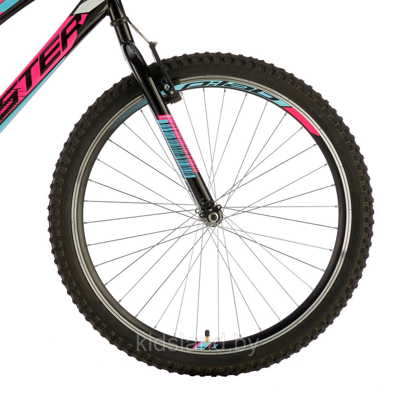 Велосипед Booster GALAXY 26" (антрацит- розовый) - фото 5 - id-p177475285