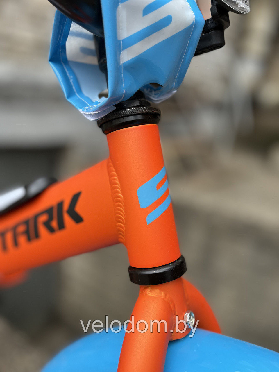 Велосипед детский Stark Tanuki 16 оранжевый/голубой - фото 4 - id-p171539703