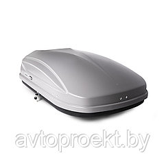 Автомобильный бокс MaxBox PRO 430 серый матовый 136x96x42