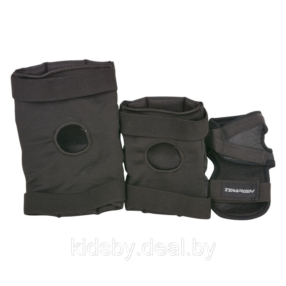 Комплект защиты Tempish Taky (черный/серый, XL) колено/локоть/запястье - фото 2 - id-p177479992