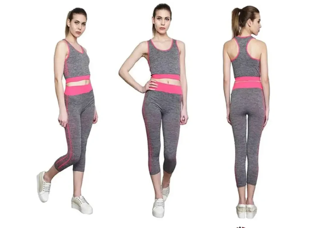 Женский костюм для фитнеса одежда для спортзала йоги, бега Yoga Wear f Suit Slimming /bigl - фото 5 - id-p177480936