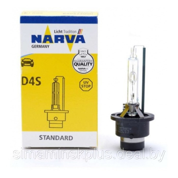 Лампа ксеноновая NARVA, D4S, 42V-35 Вт, 4300K - фото 1 - id-p176827849