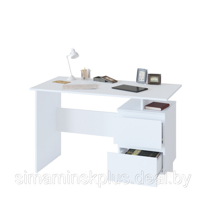 Стол письменный «СПм-19», 1200 × 600 × 744 мм, цвет белый - фото 2 - id-p177034275