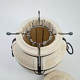 Тандыр "Сармат Есаул" h-82 см, d-54, 81 кг, 8 шампуров, кочерга, совок, фото 4