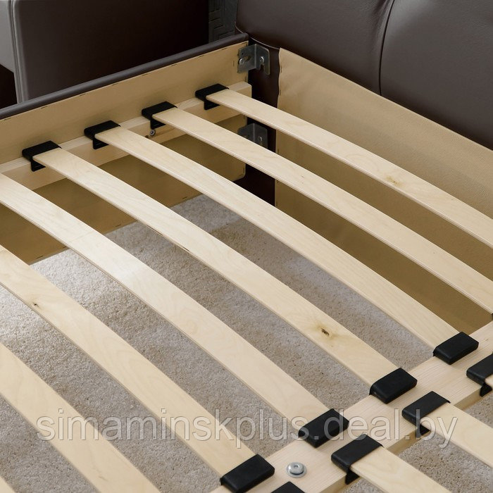 Кровать «Монблан» без ПМ, 1400×2000 мм, встроенное основание, цвет пралине - фото 4 - id-p177046375