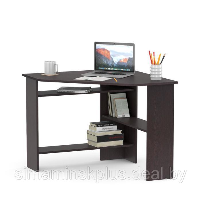 Компьютерный стол «КСТ-02», 900 × 900 × 740 мм, цвет венге - фото 1 - id-p177033999