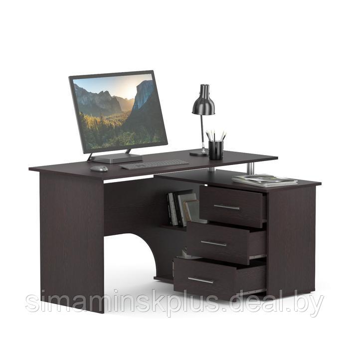 Компьютерный стол «КСТ-09», 1350 × 900 × 740 мм, угол правый, цвет венге - фото 2 - id-p177034710