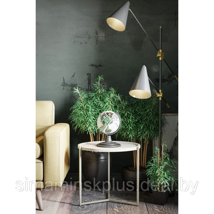 Стол придиванный «Бруно», 575 × 757 × 500 мм, цвет лайт стоун - фото 1 - id-p177036194