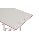 Комплект Polini kids растущая парта-трансформер + регулируемый стул, цвет белый-розовый, фото 5