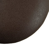 Табурет "Ультра" с кольцом, Серебристый металлик/шоколад, фото 3