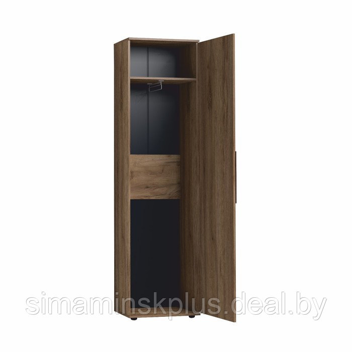 Шкаф для одежды и белья Nature 71, 560 × 400 × 2113 мм, цвет дуб табачный craft - фото 2 - id-p177056479
