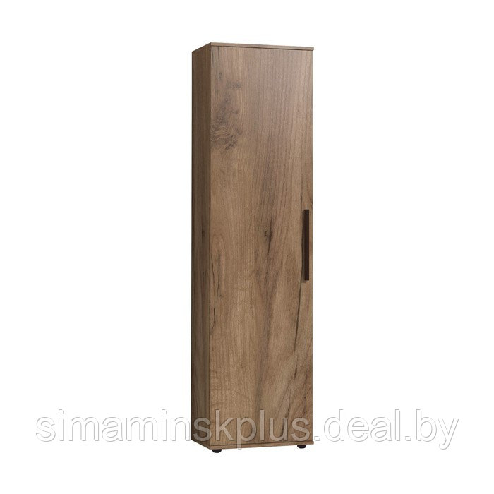 Шкаф для одежды и белья Nature 71, 560 × 400 × 2113 мм, цвет дуб табачный craft - фото 4 - id-p177056479