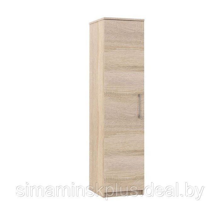 Шкаф 1-дверный «Аврора», 504 × 574 × 2118 мм, цвет сонома / белый - фото 1 - id-p177056554