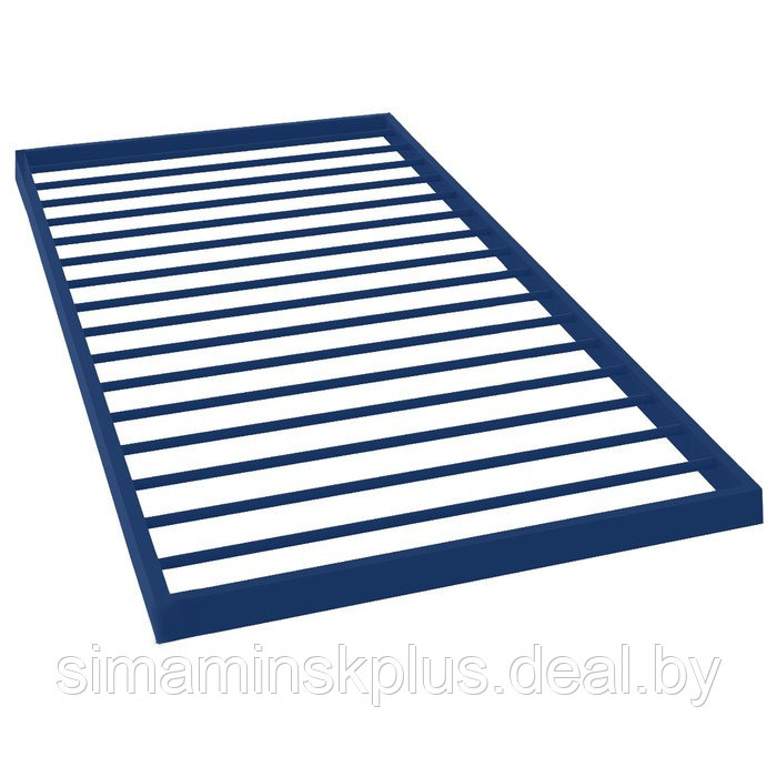 Кровать «Милана Дуо», 2000 × 900 мм, металл, цвет синий / белый - фото 2 - id-p177038425