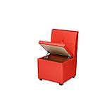 Кухонный диван Уют-1 mini, 550х500х830, красный, фото 2