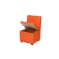 Кухонный диван Уют-1 mini, 550х500х830, оранжевый