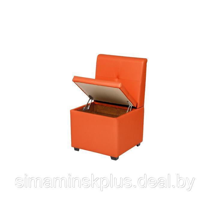 Кухонный диван Уют-1 mini, 550х500х830, оранжевый - фото 1 - id-p177040338