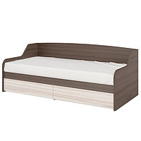 Кровать с выдвижными ящиками 900 × 1900 мм, цвет шамони / карамель