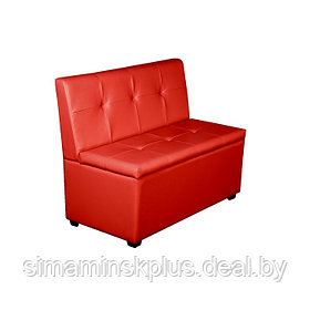 Кухонный диван "Уют-1", 1000x550x830, красный