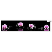 Фартук кухонный МДФ PANDA Розовая орхидея, 0184