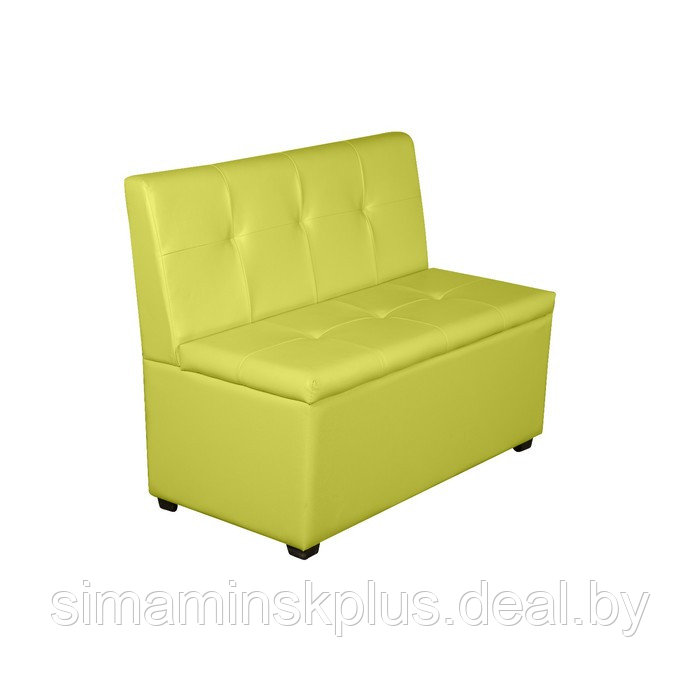 Кухонный диван "Уют-1,2", 1200x550x830, лайм - фото 1 - id-p177040378