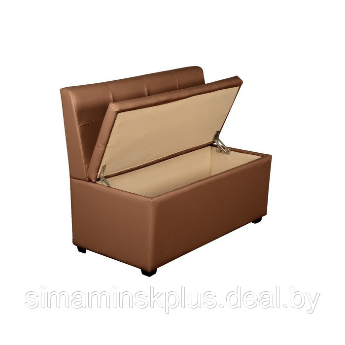 Кухонный диван "Уют-1,2", 1200x550x830, коричневый - фото 2 - id-p177040379