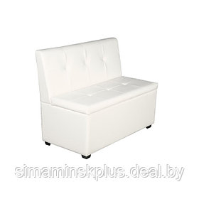 Кухонный диван "Уют-1,4", 1400x550x830, белый