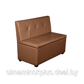 Кухонный диван "Уют-1,4", 1400x550x830, коричневый