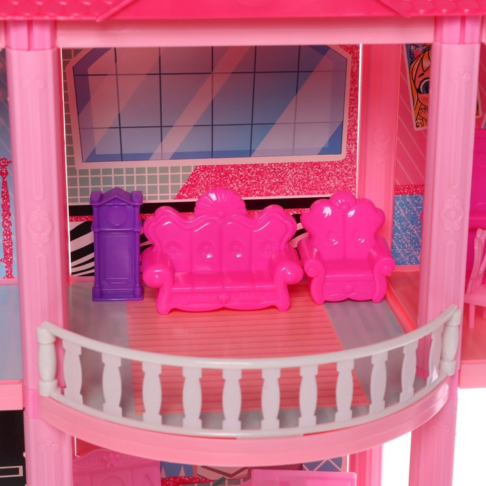 Дом для кукол «Кукольный дом» с аксессуарами - фото 6 - id-p162750816