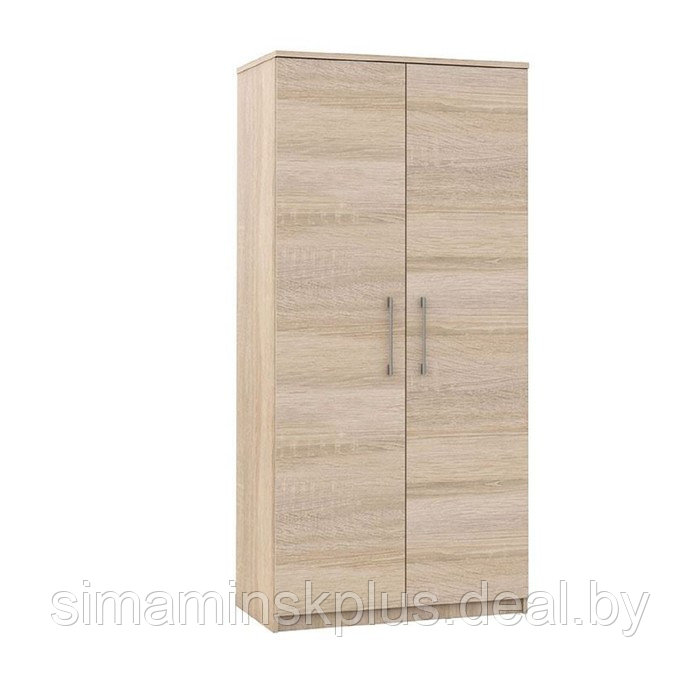 Шкаф 2-х дверный «Аврора», 1004 × 574 × 2118 мм, цвет сонома / белый - фото 1 - id-p177056887