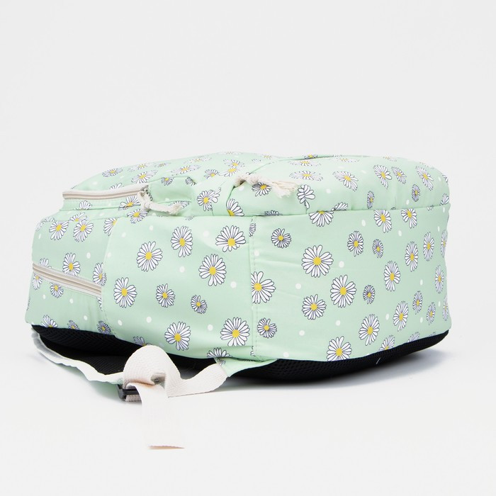 Рюкзак на молнии, сумка, косметичка, цвет зелёный - фото 4 - id-p177489654