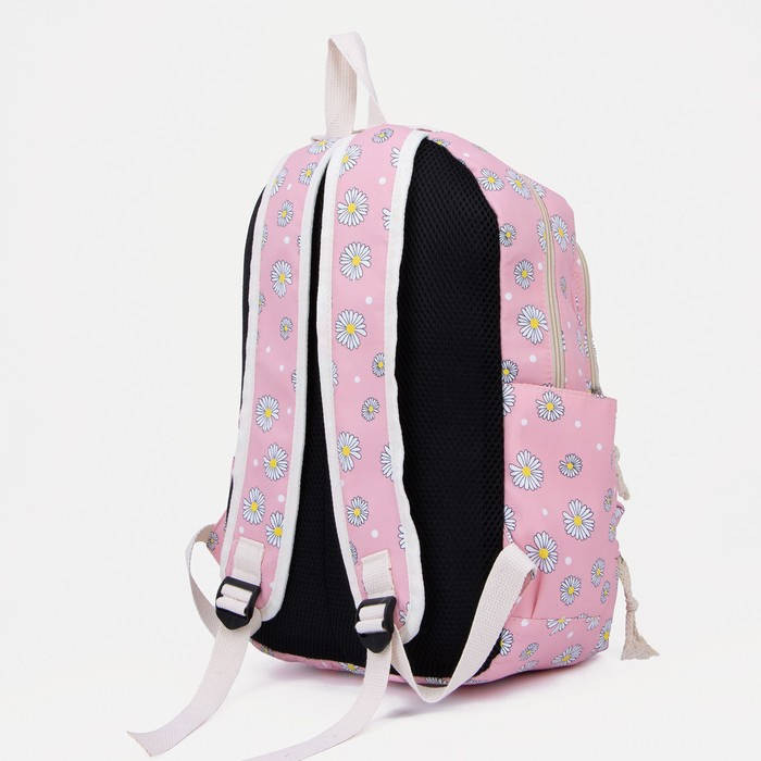 Рюкзак на молнии, сумка, косметичка, цвет розовый - фото 3 - id-p177489655