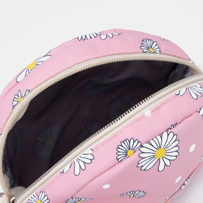 Рюкзак на молнии, сумка, косметичка, цвет розовый - фото 8 - id-p177489655