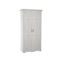 Шкаф 2-х дверный для одежды и белья «Ольга 1Н», цвет белый экспо / ясень анкор светлый