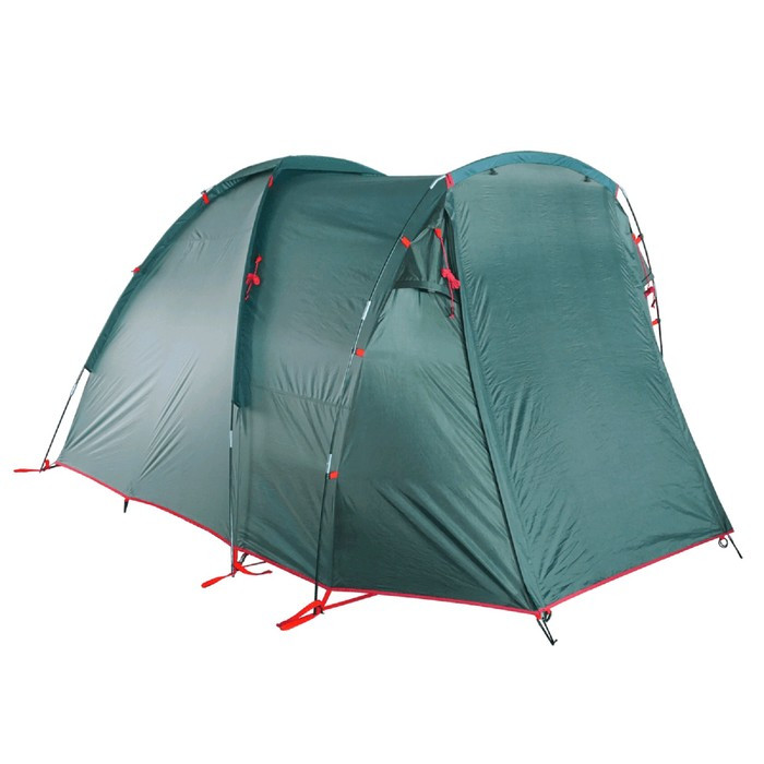 Палатка BTrace Element 4, двухслойная, 4-местная, цвет зелёный - фото 3 - id-p176650083