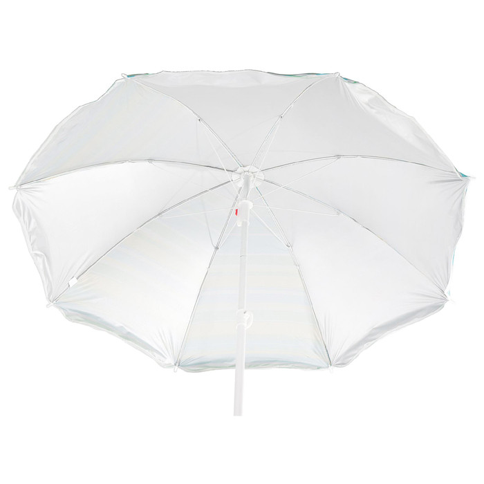 Зонт пляжный «Модерн» с механизмом наклона, серебряным покрытием, d=150 cм, h=170 см, цвет МИКС - фото 3 - id-p176972795