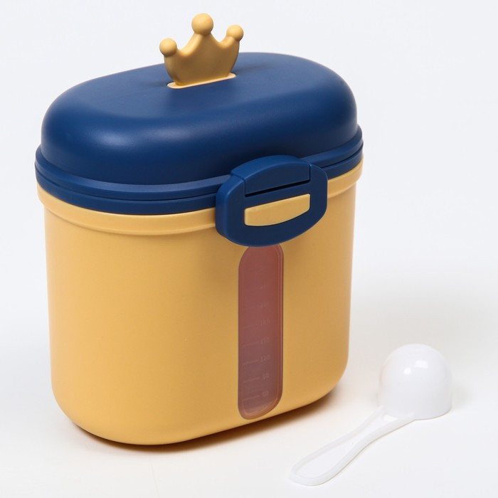 Контейнер для хранения детского питания «Корона», 360 гр., цвет желтый - фото 7 - id-p177491479