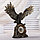 Часы настольные каминные "Орел расправил крылья", 35 см, золото, фото 2