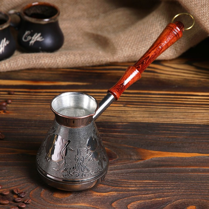 Турка для кофе медная «Гранат», 0,4 л - фото 1 - id-p177012633